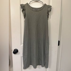 Universal threads women’s ruffle tank dress, army green, sz.M